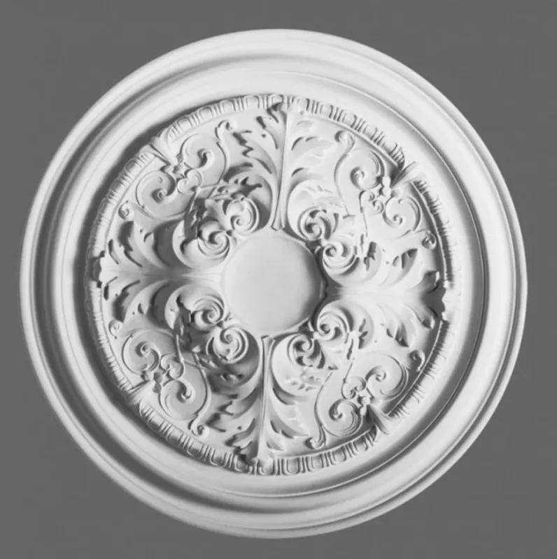 Casa Padrino Stuck Rosette 69.5 x 69.5 cm Deckenstuck Deckenrosette Stuckrosette Wandrosette Barock Jugendstil Sofort Bestellen