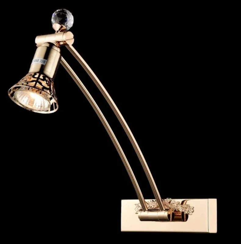 Geprüft Casa Padrino Jugendstil Kristall Wandleuchte Gold 16 x H 34 cm Jugendlicher Stil - Wandlampe Wand Beleuchtung