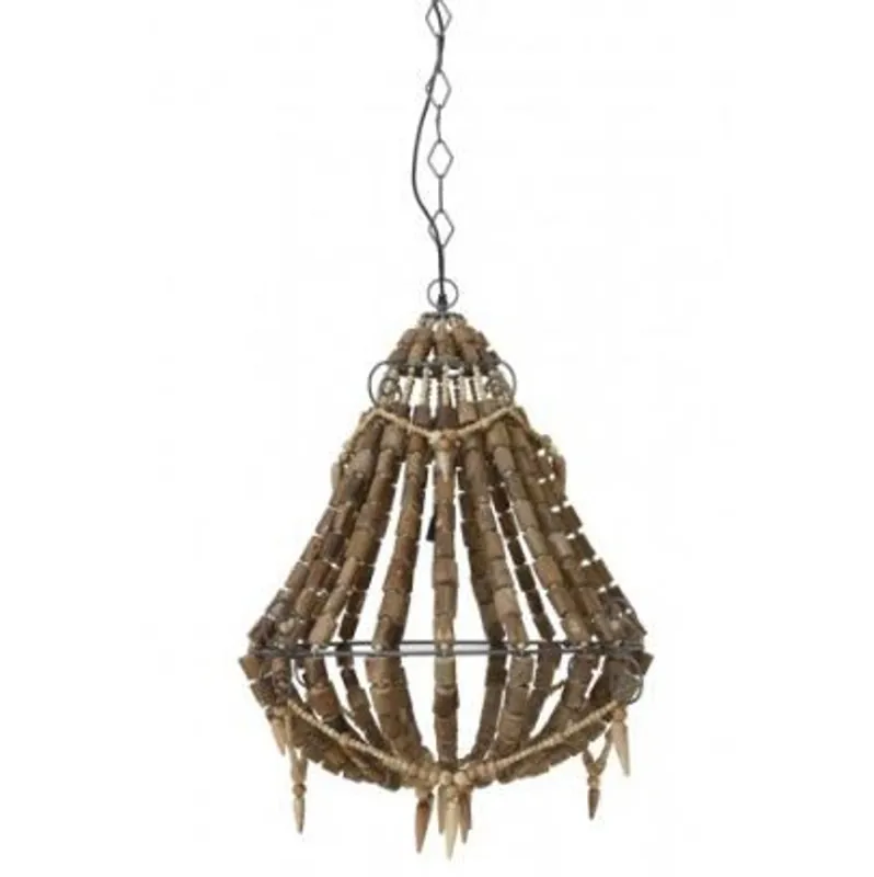 Neuheit Casa Padrino Hängeleuchte Deckenleuchte Braun Durchmesser 73 x H 82 cm - Möbel Lüster Leuchter Deckenleuchte Deckenlampe