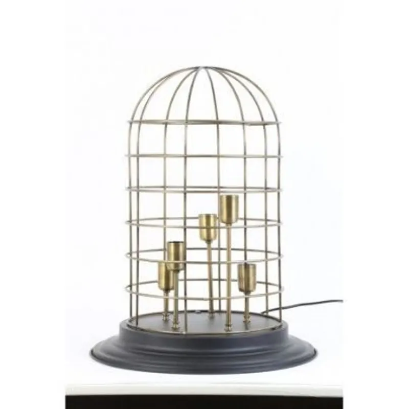Preis Gesenkt Casa Padrino Tischleuchte Schwarz 47 x H 60 cm - Leuchte - Tischleuchte