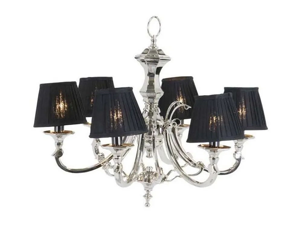 Casa Padrino Luxus Kronleuchter - Luxus Hängeleuchte Nickel Durchmesser 58 x H 53 cm Sichere Zahlung