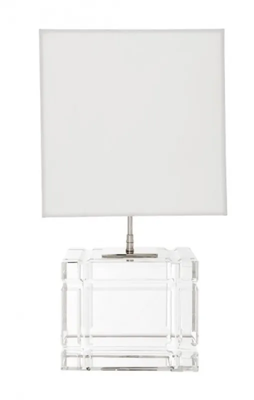 Expressversand Casa Padrino Luxus Tischleuchte Nickel Durchmesser 23 x 30 x H 57 cm - Luxus Leuchte