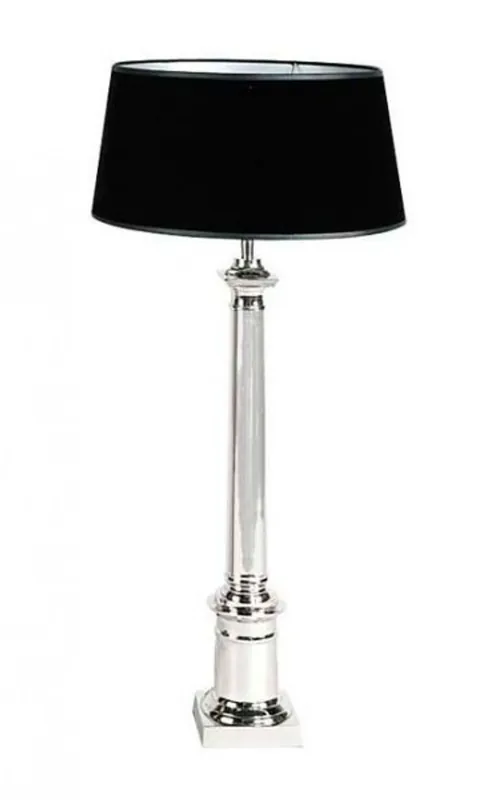 Schnäppchen Casa Padrino Luxus Tischleuchte Nickel Durchmesser 12 x 35 x H 76 cm - Luxus Leuchte
