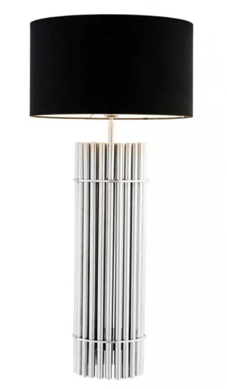 Neue Kollektion Casa Padrino Luxus Tischleuchte Nickel - Luxus Hotel Restaurant Leuchte