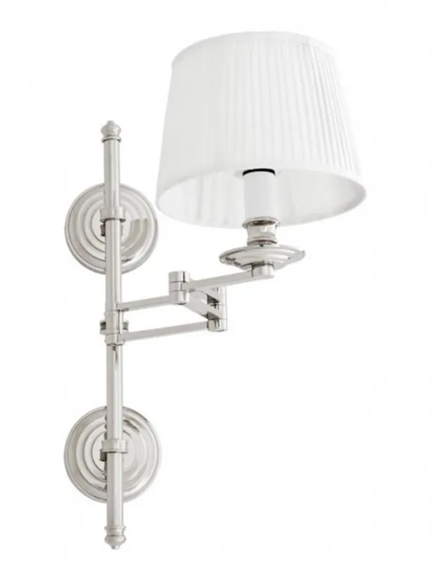 Bestseller Casa Padrino Luxus Wandleuchte Nickel - Luxus Qualität