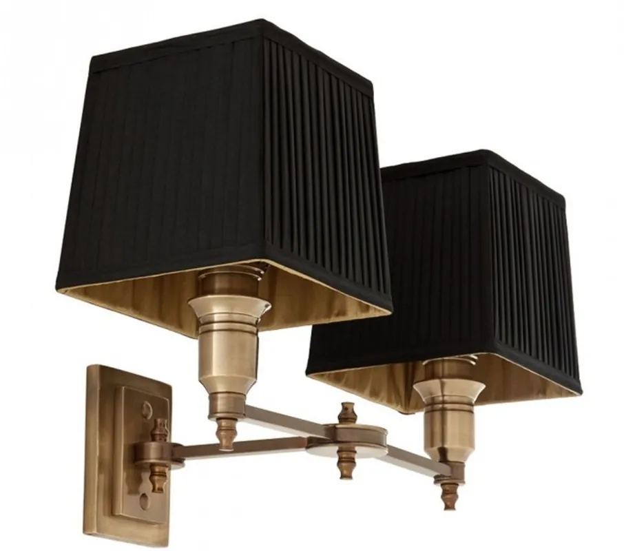 Expressversand Casa Padrino Luxus Wandleuchte Messing - Luxury Collection