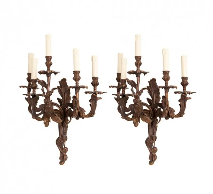 Online Kaufen Casa Padrino Luxus Messing Wandleuchten Set - Luxus Qualität