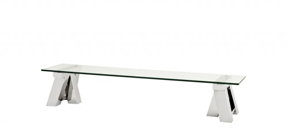 Versand Am Gleichen Tag Casa Padrino Art Deco Luxus Couchtisch 190 x 45 x H. 36 cm - Wohnzimmer Salon Tisch - Wohnzimmer Tisch Möbel