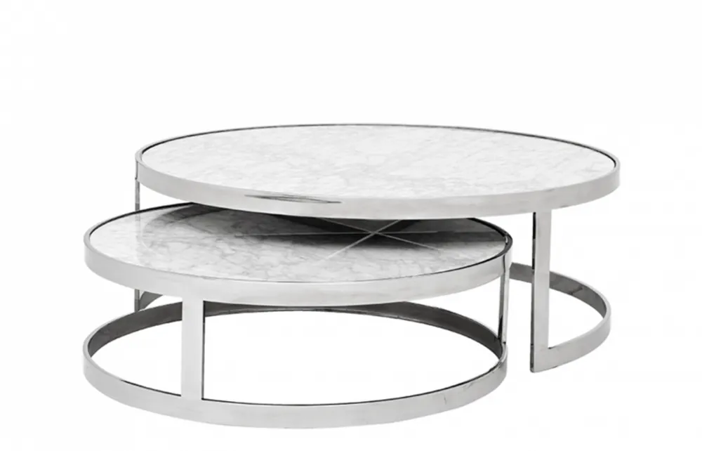 Sofort Bestellen Casa Padrino Luxus Art Deco Designer Couchtisch 2er Set - Wohnzimmer Salon Tisch - Limited Edition