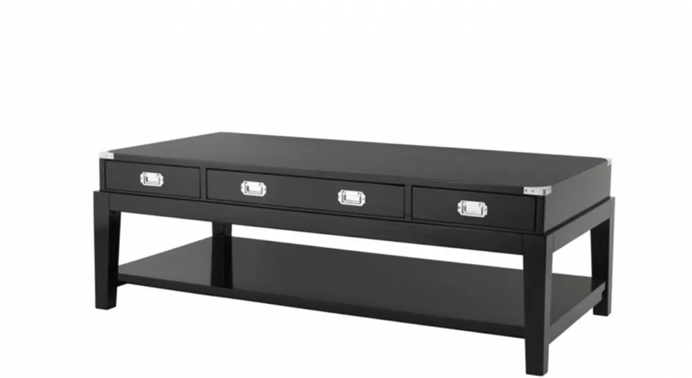 Casa Padrino Luxus Art Deco Designer Birkenholz Couchtisch - Wohnzimmer Salon Tisch - Luxus Hotel Tisch Neu