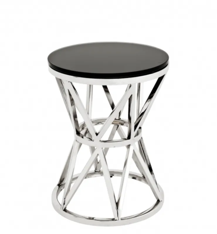 Neuheit Casa Padrino Luxus Art Deco Designer Beistelltisch 29 x H. 39 cm - Luxus Kollektion