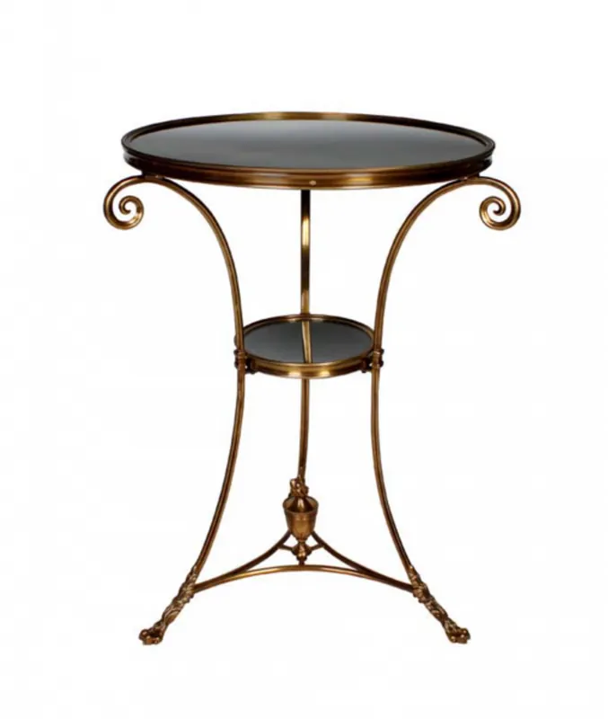 Abverkauf Casa Padrino Luxus Art Deco Designer Beistelltisch Antik Messing - Luxus Beistelltisch