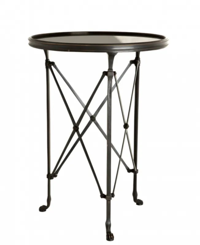 Schnäppchen Casa Padrino Luxus Art Deco Designer Beistelltisch Anthrazit 52 x H. 70 cm - Luxus Qualität