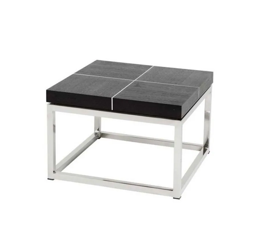 Casa Padrino Luxus Art Deco Designer Beistelltisch 65 x 65 x H. 45 cm - Luxus Beistelltisch Direkt Vom Hersteller