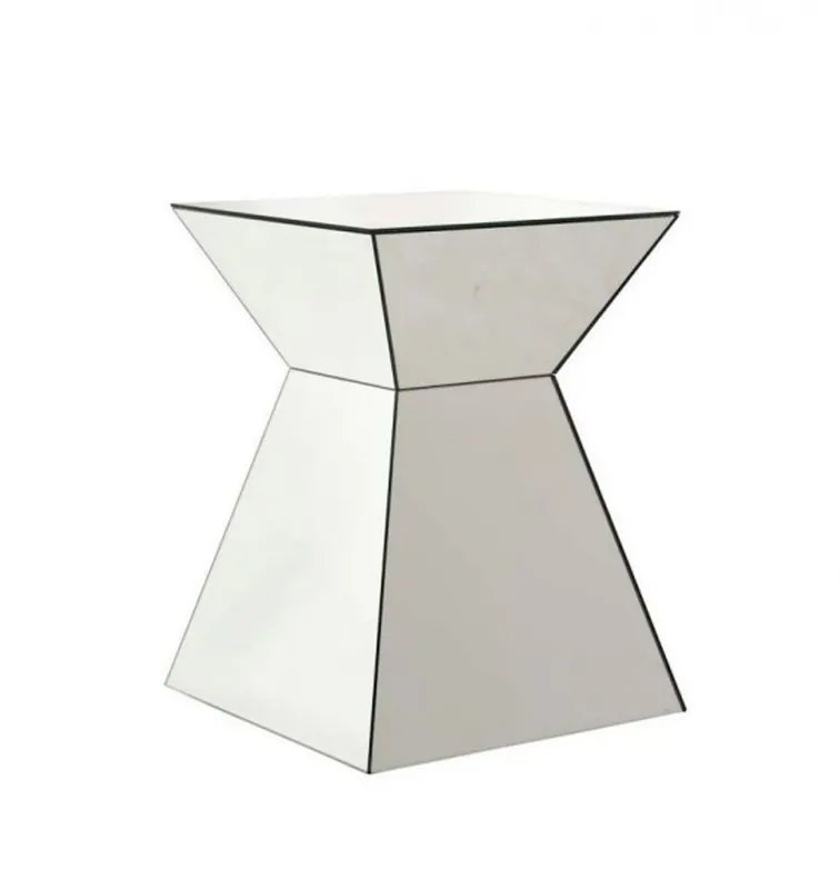 Casa Padrino Luxus Art Deco Designer Beistelltisch aus Spiegelglas - Luxus Tisch Jetzt Kaufen