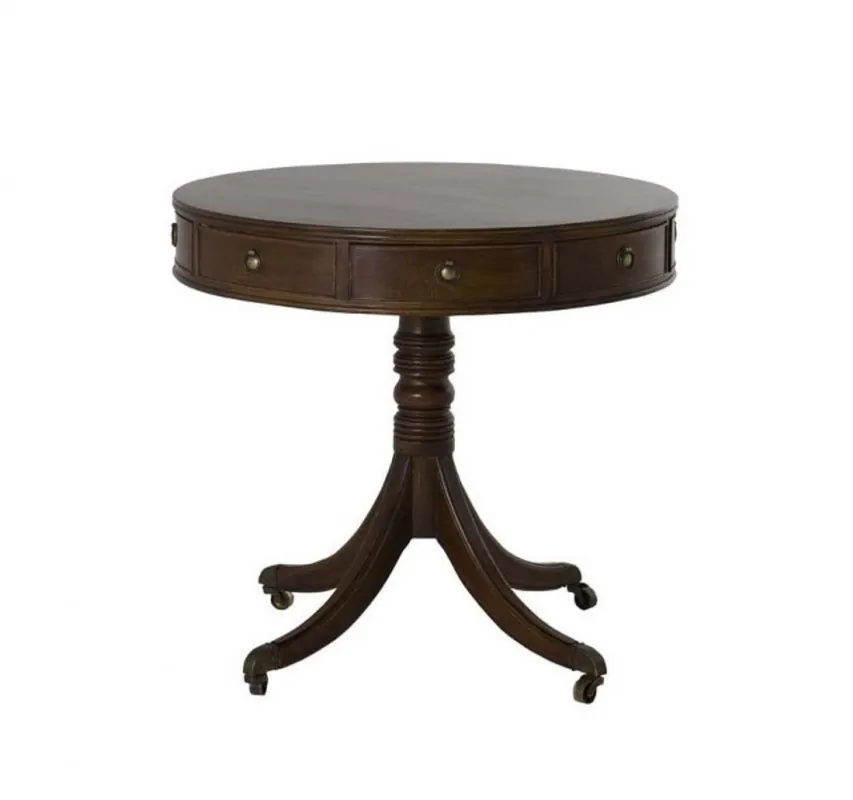 Sonderaktion Casa Padrino Luxus Art Deco Designer Eichenholz Beistelltisch 80 x H. 74 cm - Luxus Tisch