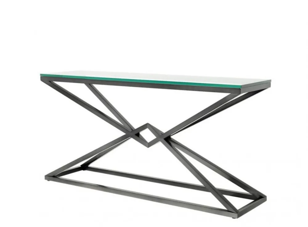 Casa Padrino Luxus Konsole Bronze 150 x 40 x H. 74 cm - Konsolen Tisch Möbel Preisknaller