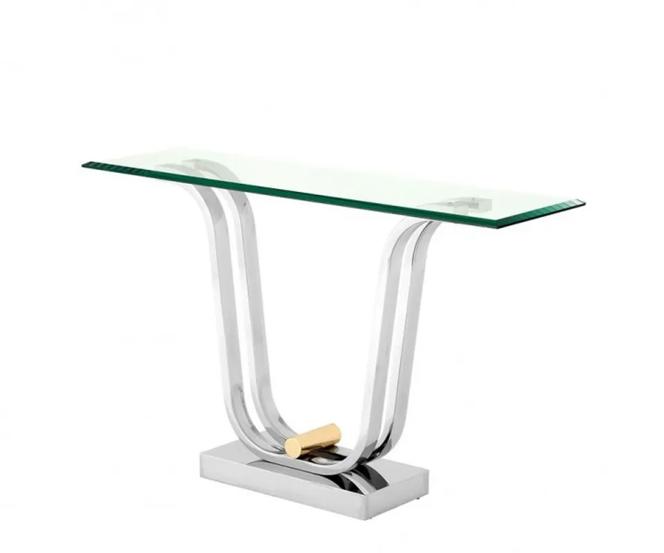 Casa Padrino Luxus Konsole 120 x 35 x H. 74 cm - Luxus Qualität Aktuell