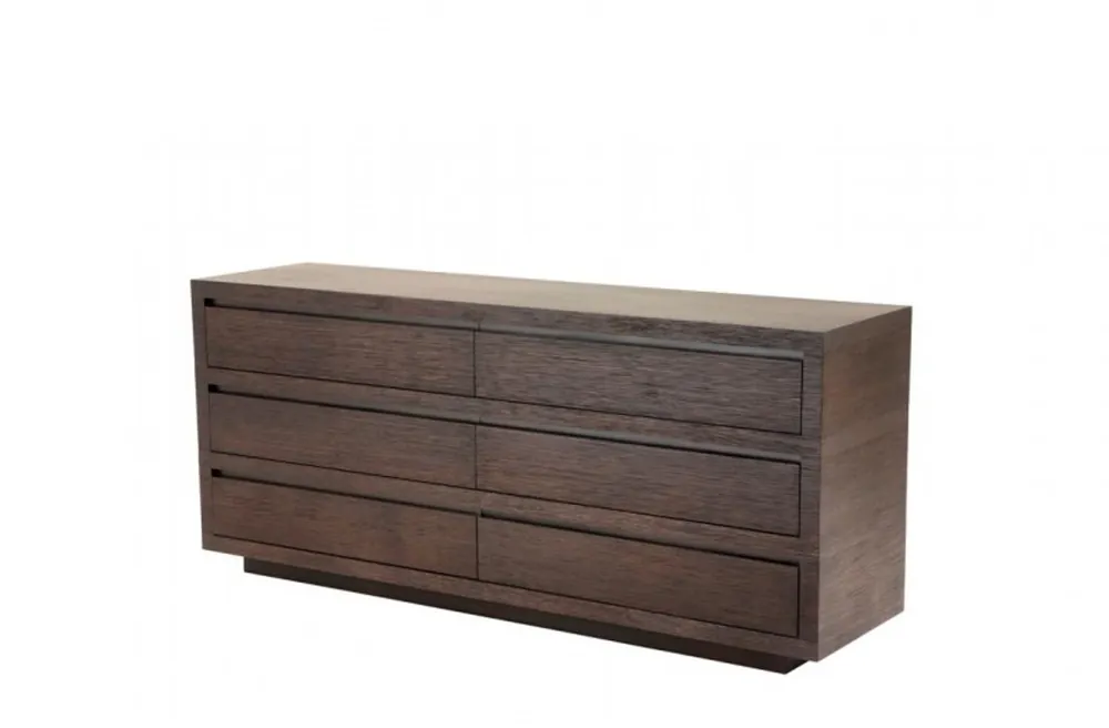 Casa Padrino Luxus Mahagoni Schrank mit 6 Schubladen 180 x 46 x H. 78 cm - Luxus Kollektion Direktkauf