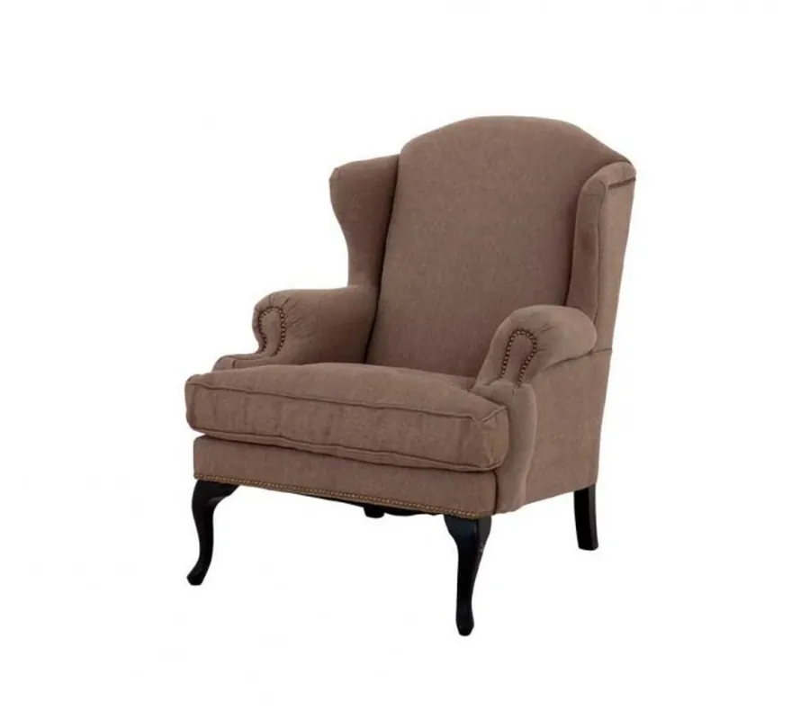 Casa Padrino Luxus Ohrensessel Braun - Limited Edition Aktuell