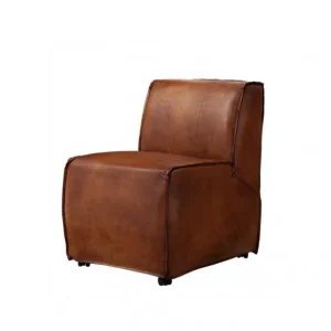 Casa Padrino Luxus Esszimmer Leder Stuhl Braun - Luxus Qualität Schnäppchen