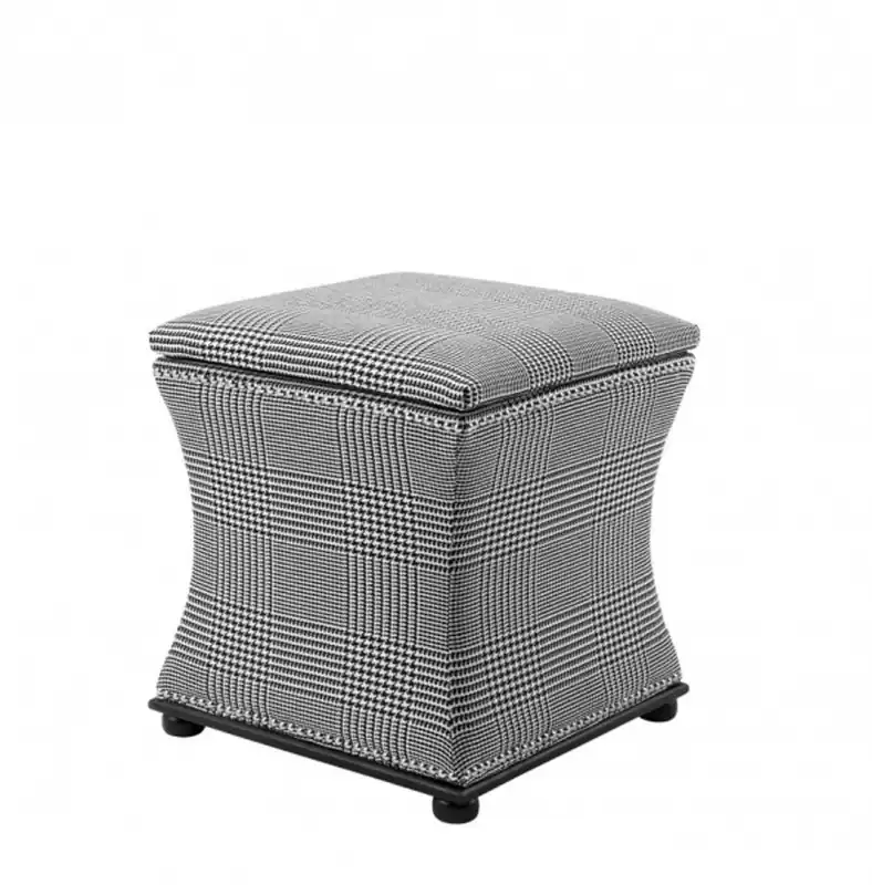 Ausverkauf Casa Padrino Luxus Sitz Hocker 47 x 47 x H. 52 cm - Luxus Qualität