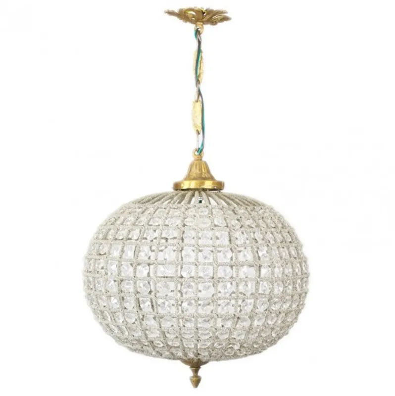 Casa Padrino Barock Decken Hängeleuchte 35 x H 65 cm - Glas Leuchte / Oxide Knallerangebot