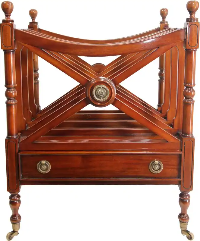 Casa Padrino Luxus Zeitungs & Magazin Trolley Mahagoni Massivholz Braun - Luxus Hotel / Kanzlei Einrichtung Sichere Zahlung
