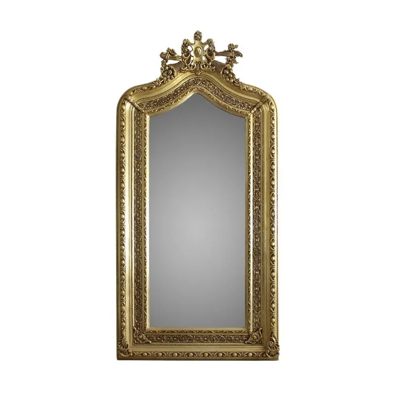 Casa Padrino Luxus Wandspiegel 110 x H. 210 cm - Barock Spiegel Beliebt