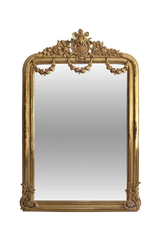 Casa Padrino Antikstil Spiegel 95 x H. 165 cm - Barock Wandspiegel Knallerangebot