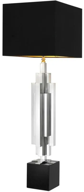 Casa Padrino Luxus Tischleuchte 16 x H. 110 cm - Designer Tischlampe Super-Preis