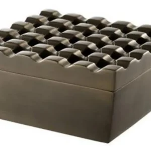 Casa Padrino Luxus Messing Aschenbecher - Designer Accessoires Sonderaktion