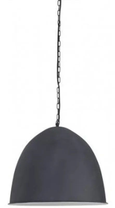 Casa Padrino Hängeleuchte Industrial Design Grau Durchmesser 47 x H. 50 cm - Industrie Lampe Leuchte Industrieleuchte Preisknaller