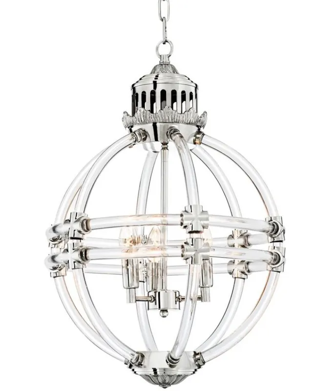 Casa Padrino Luxus Kronleuchter Durchmesser 43 x H. 64 cm - Möbel Lüster Leuchter Hängeleuchte Hängelampe Letzte Chance