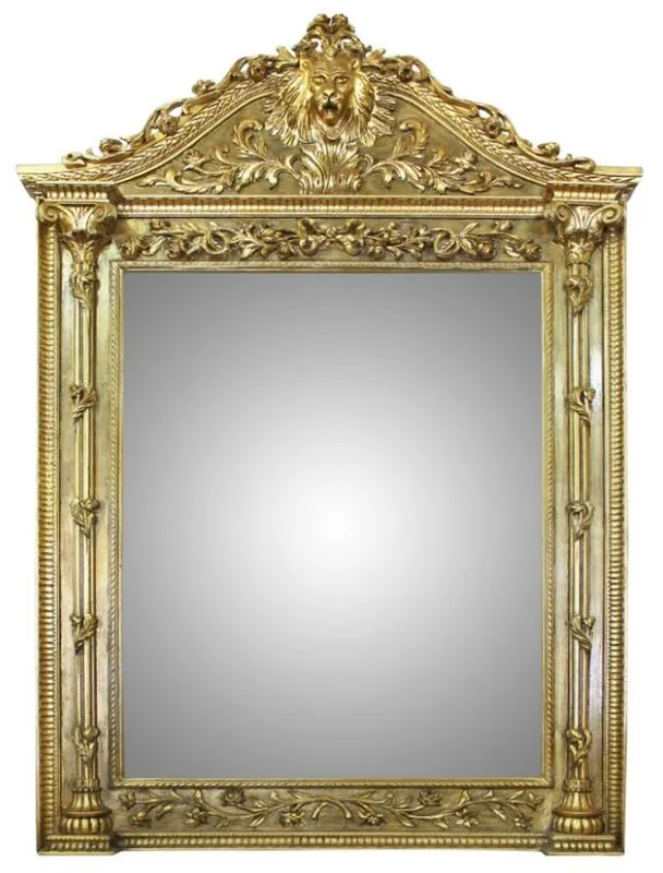 Casa Padrino Barock Wandspiegel Gold 130 x H. 210 cm - Hotel Möbel Spiegel Bestseller