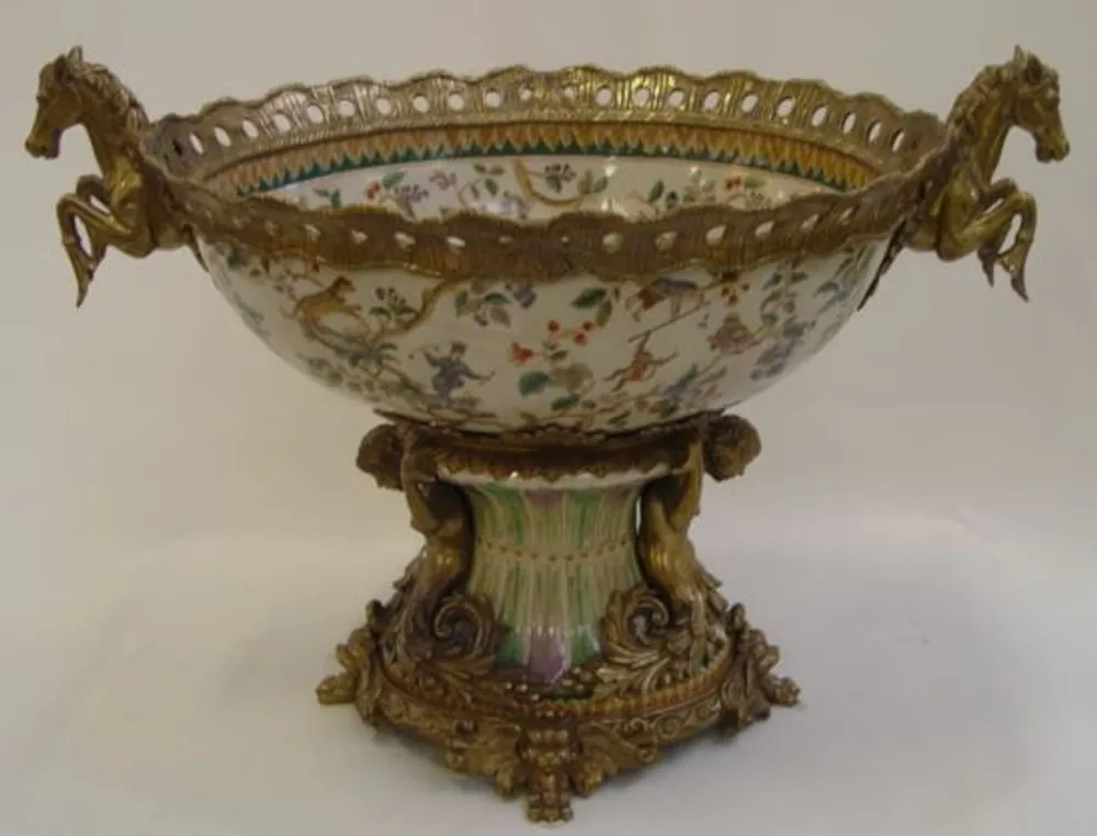 Direktkauf Casa Padrino Luxus Barock Porzellan Schüssel - Luxus Edition