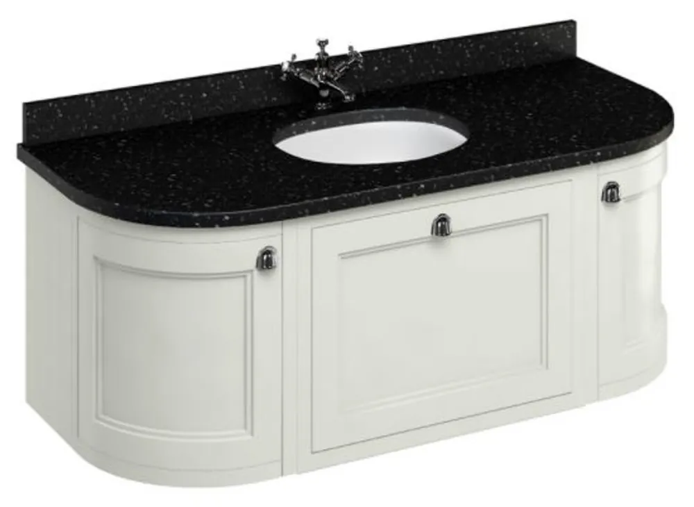 Casa Padrino Luxus Hänge-Waschschrank / Waschtisch 134 x 55 x H. 59 cm - Hotel Restaurant Möbel Ausverkauf