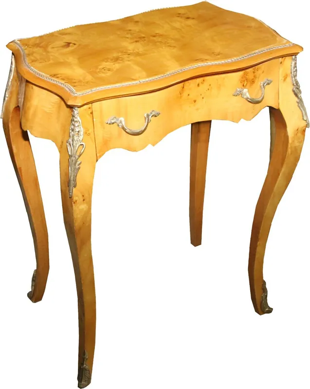 Casa Padrino Barock Beistelltisch Modell Mahagoni hellbraun 59 x 73 cm - Barock Telefontisch Sale