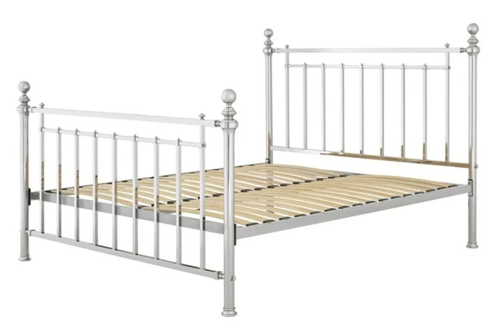 Mega-Angebot Casa Padrino Luxus Bett Silber 186,5 x 225 x H. 145 cm - Designer Möbel