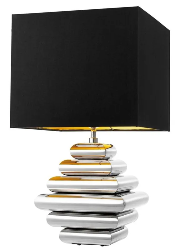 Neu Casa Padrino Designer Tischleuchte 24,5 x 35 x H. 62 cm - Luxus Qualität