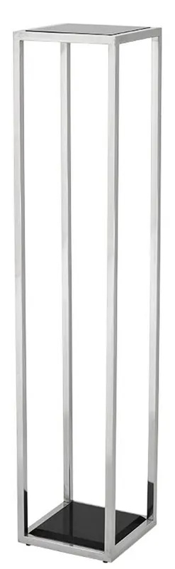 Casa Padrino Luxus Beistelltisch Silber 25 x 25 x H. 120 cm - Designer Tisch Möbel Mega-Angebot