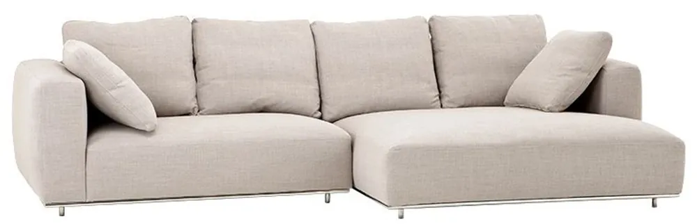 Casa Padrino Luxus Sofa Sandfarbig - Designer Ecksofa Billig