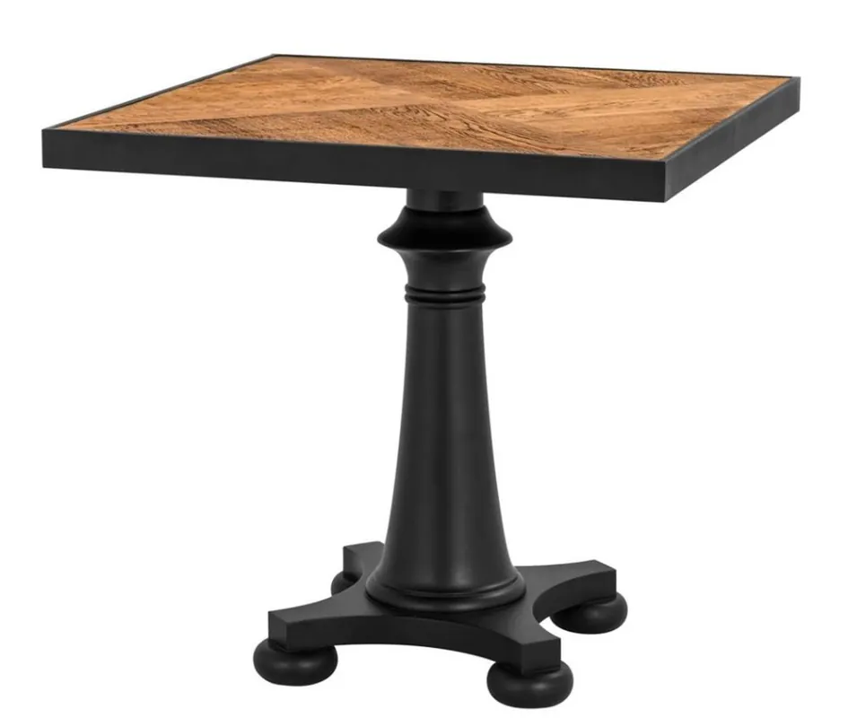 Casa Padrino Luxus Esstisch 80 x 80 x H. 76,5 cm - Luxus Qualität Markenprodukt