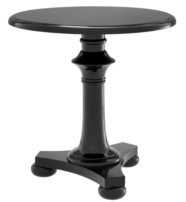 Casa Padrino Luxus Designer Tisch / Beistelltisch Schwarz 65 x H. 65 cm - Limited Edition Ausverkauf
