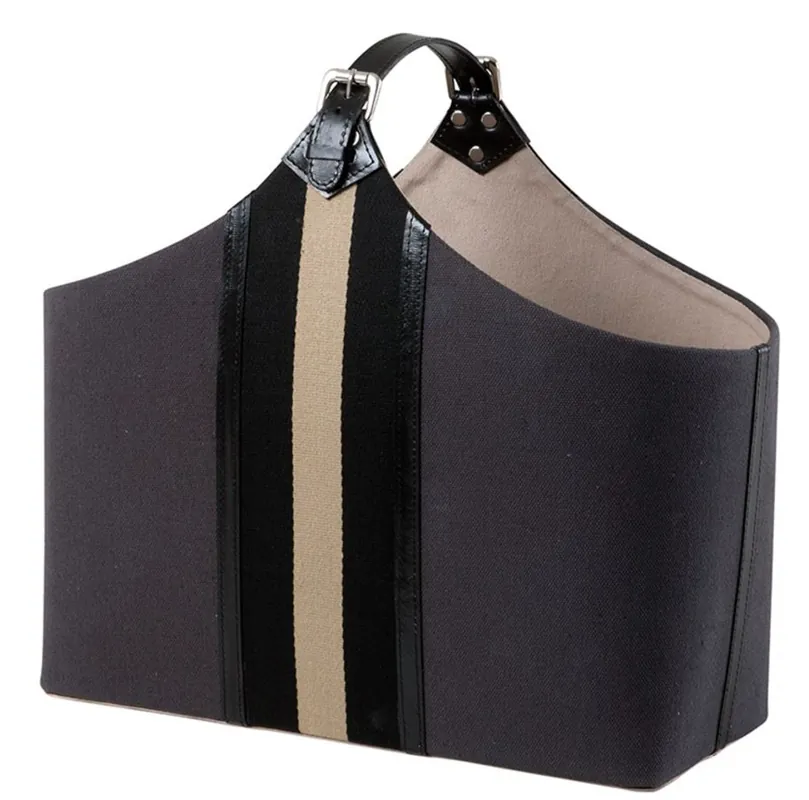 Expressversand Casa Padrino Luxus Büffelleder Tasche / Korb - Designer Accessoires