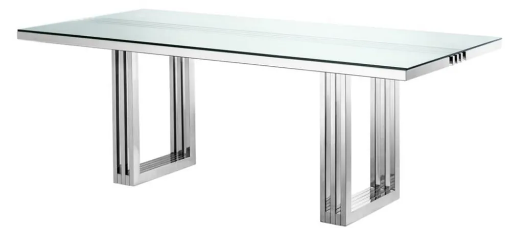 Preiswert Casa Padrino Luxus Esstisch 210 x 96 x H. 76 cm - Designer Esszimmermöbel