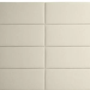 Casa Padrino Designer Bett-Kopfteil Elfenbein 200 x H. 180 cm - Luxus Möbel Neue Kollektion