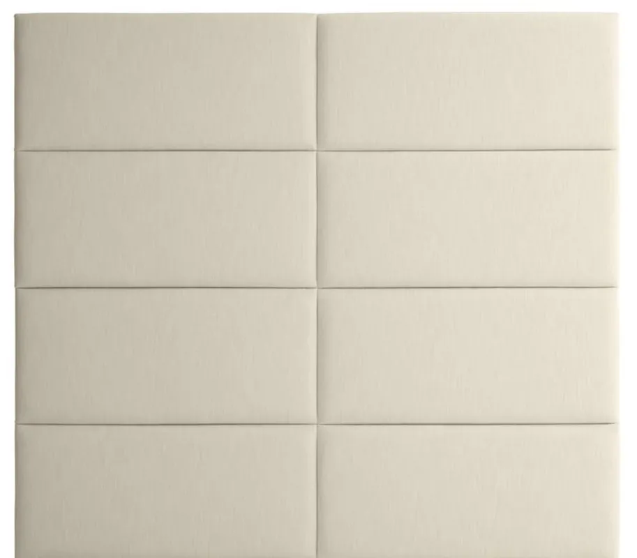 Casa Padrino Designer Bett-Kopfteil Elfenbein 200 x H. 180 cm - Luxus Möbel Neue Kollektion