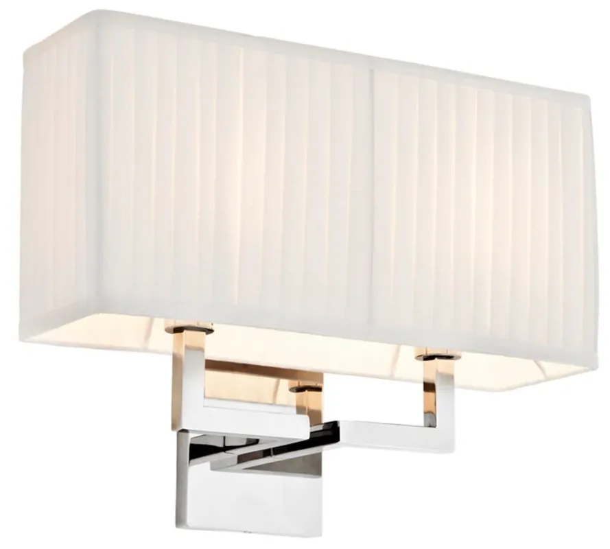 Ausverkauf Casa Padrino Designer Wandleuchte Silber 36 x 13,5 x H. 27 cm - Luxus Kollektion