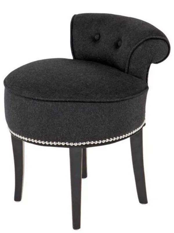 Casa Padrino Stuhl Schwarz 48 x 46 x H. 56 cm - Hotel Möbel Schneller Versand